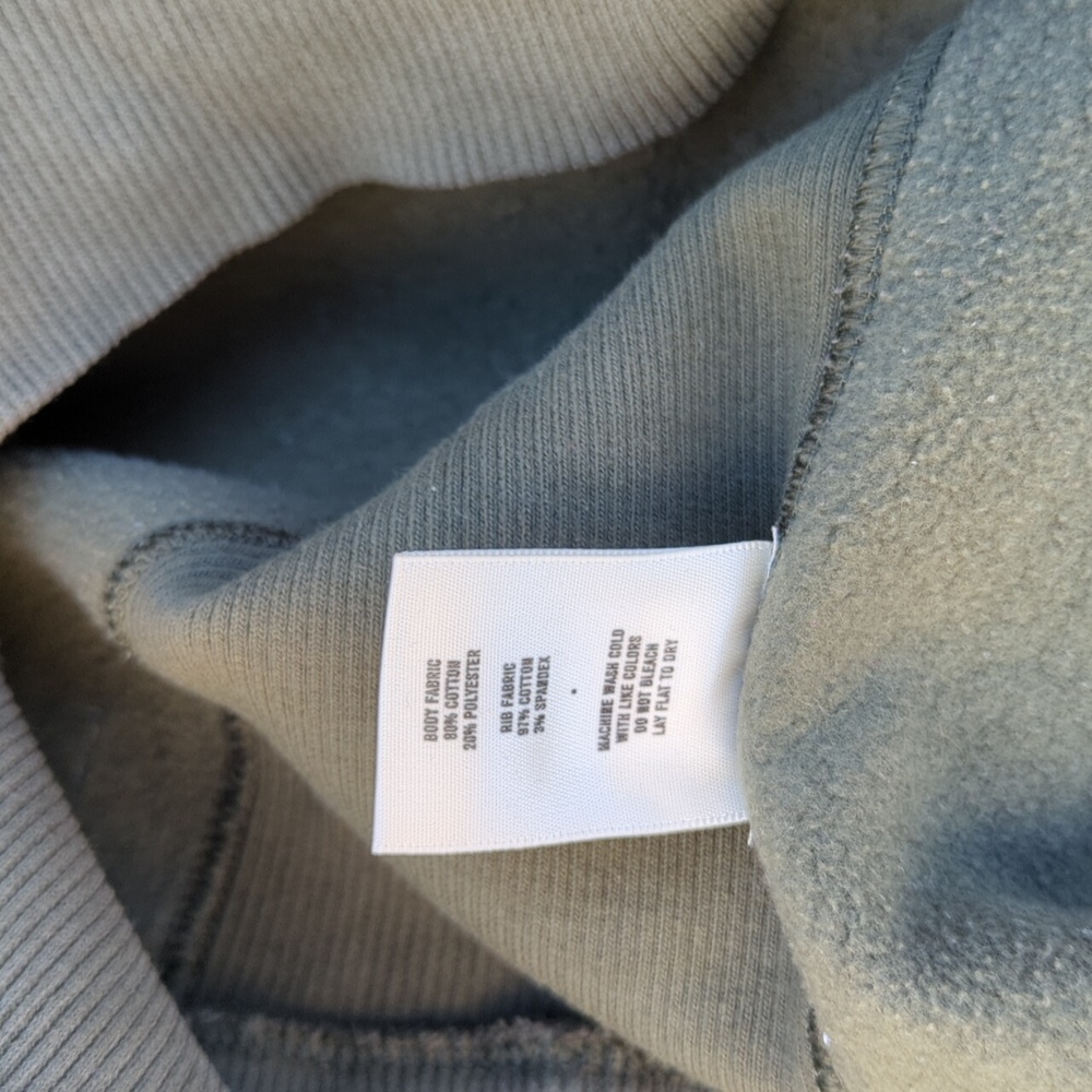 Tracksmith Trackhouse Crew, Green, Men's M - Picture 15 of 16
